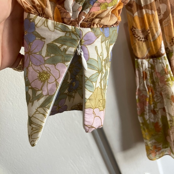 Zimmermann Super Eight Lantern Mini Dress Designer-size 3 US 8/10/12 LARGE - Picture 6 of 7